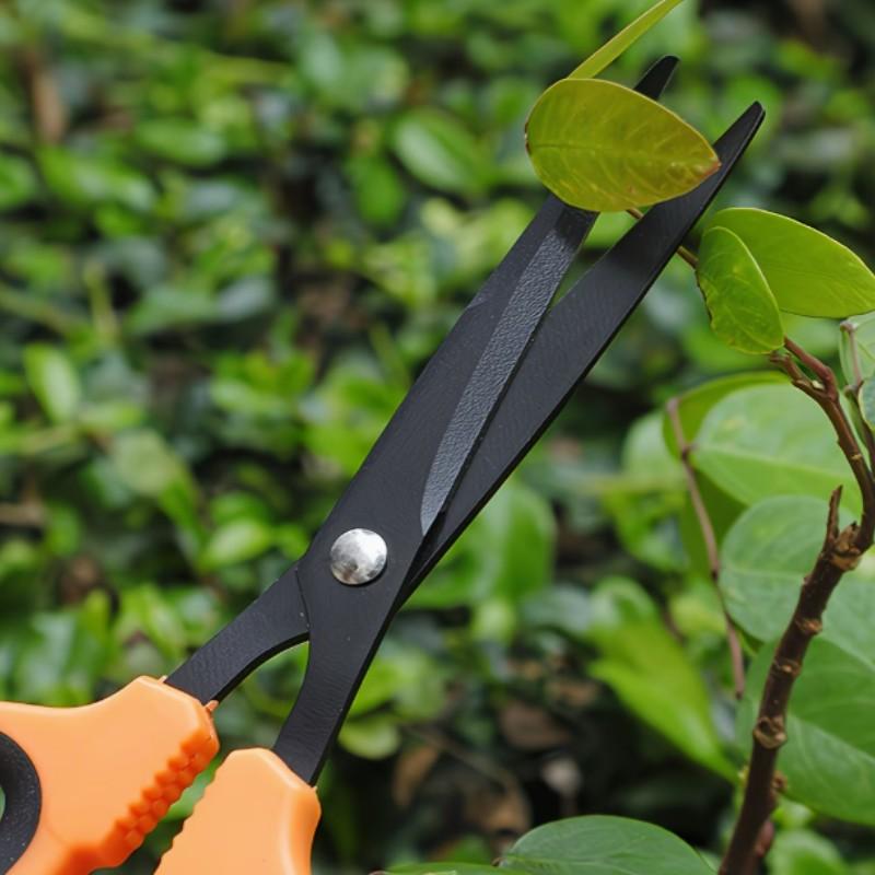 1pc Decoration Scissors Teflon coated Non stick Blades Trimming Scissors Gardening Hand Trimming Scissors Straightening Stainless Steel Precision Blades