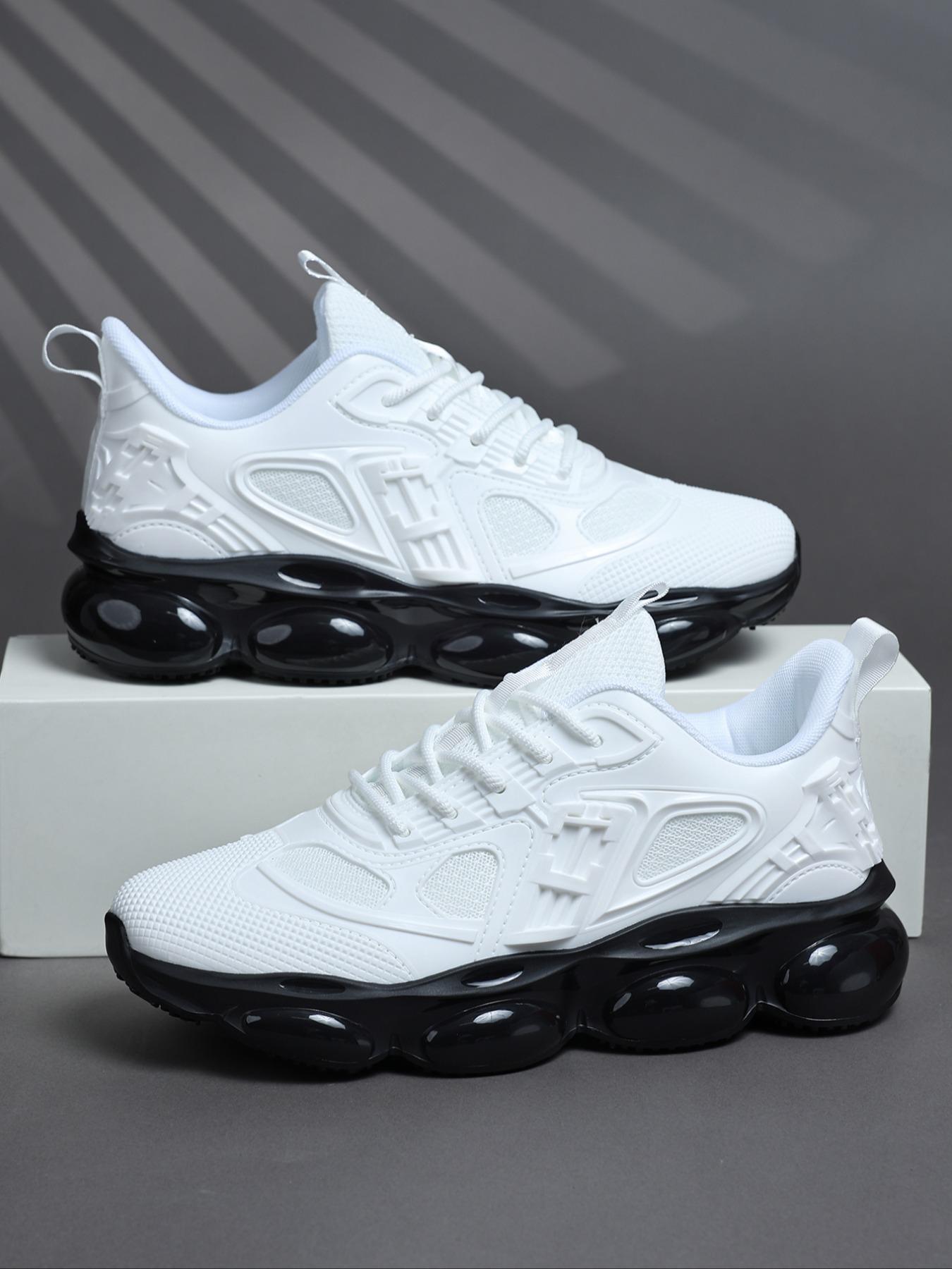 2026 Trendy Men's Chunky Fashion Sneakers with Cushioning and Non-Slip Sole, Modern Minimalist Style Suitable for Students and Office Workers, Versatile and Eye-Catching