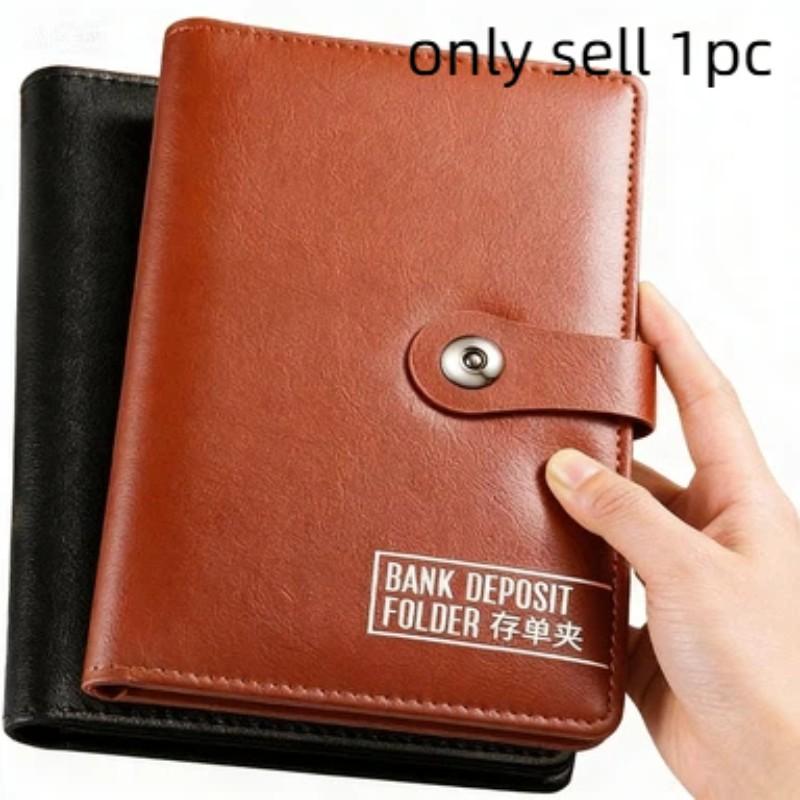 Bill Organizer Book, Bank Deposit Ledger, Financial Management Tool, Secure and Organized Accounting and Archive Management