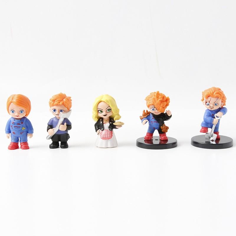 Halloween 9-Piece Figure Set, Skeleton Man, Vampire Jack Sally, Perfect Desktop Decor, Halloween Collectible Figures, Spooky Home Decoration