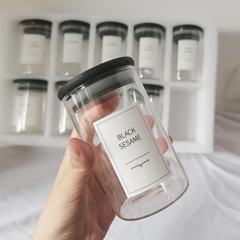 10 glass storage tanks, spice tanks, storage containers and display bottles made of high borosilicate materials. The complete packaging of pearl cotton ensures the transportation safety.