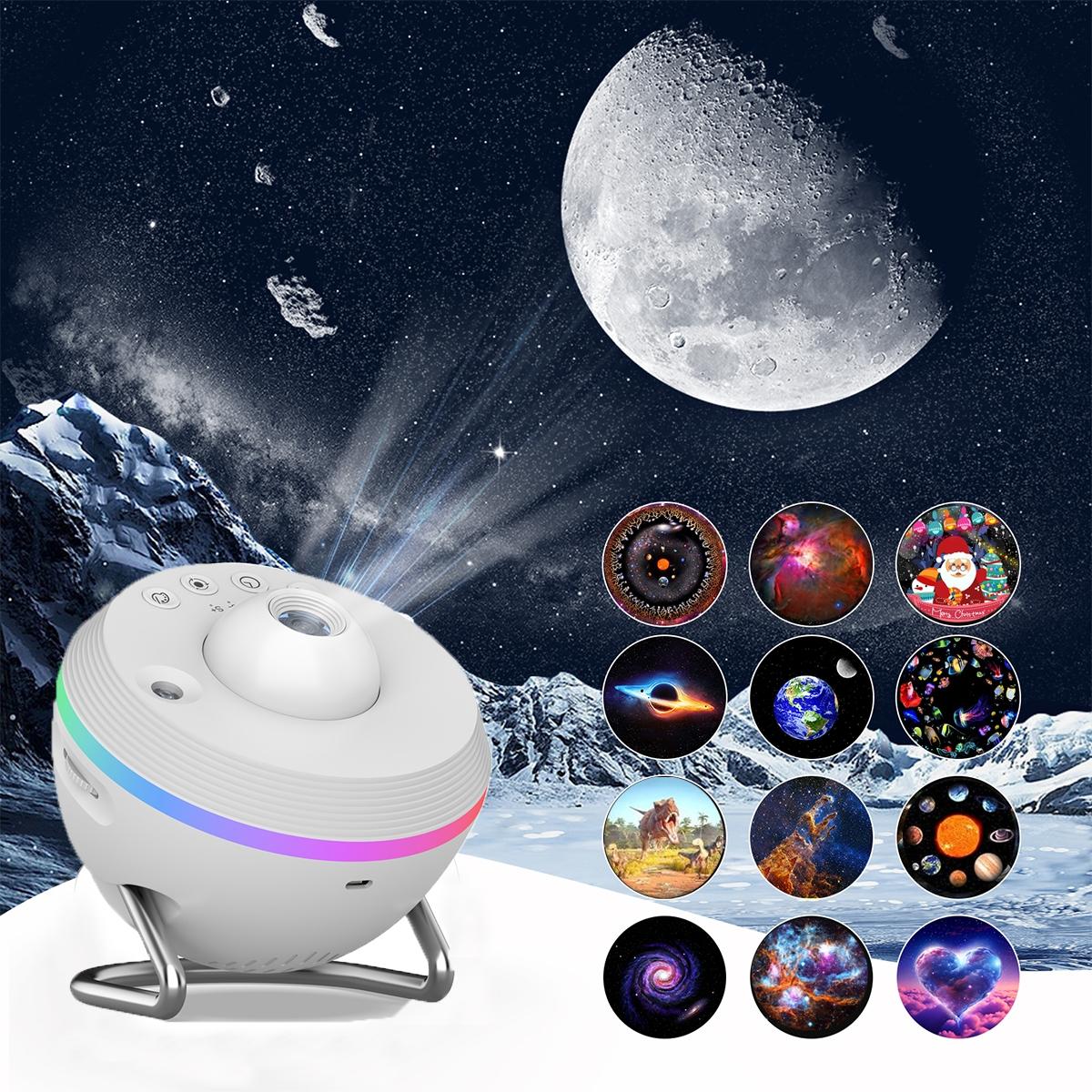 VanSmaGo Meteor Galaxy Projector, 13 in 1 Planetarium Star Projector Realistic Starry Sky Night Light with Solar System Constellation Moon for Kids Adults Bedroom Ceiling Home Theater Living Room Decor