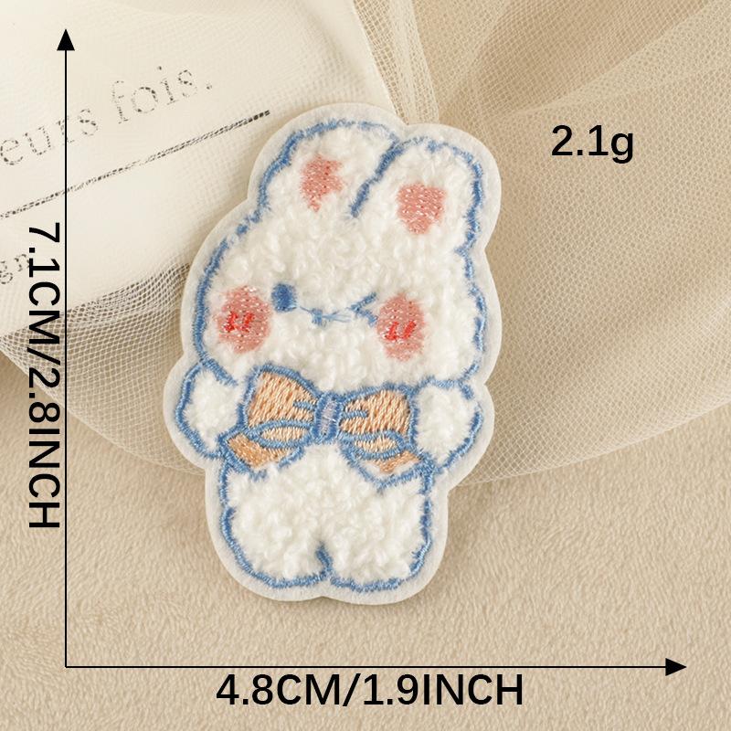 10pcs Colorful Embroidered Patches DIY for Clothes Hats Bags, Vintage Sew-on Badges for Repair or Decoration