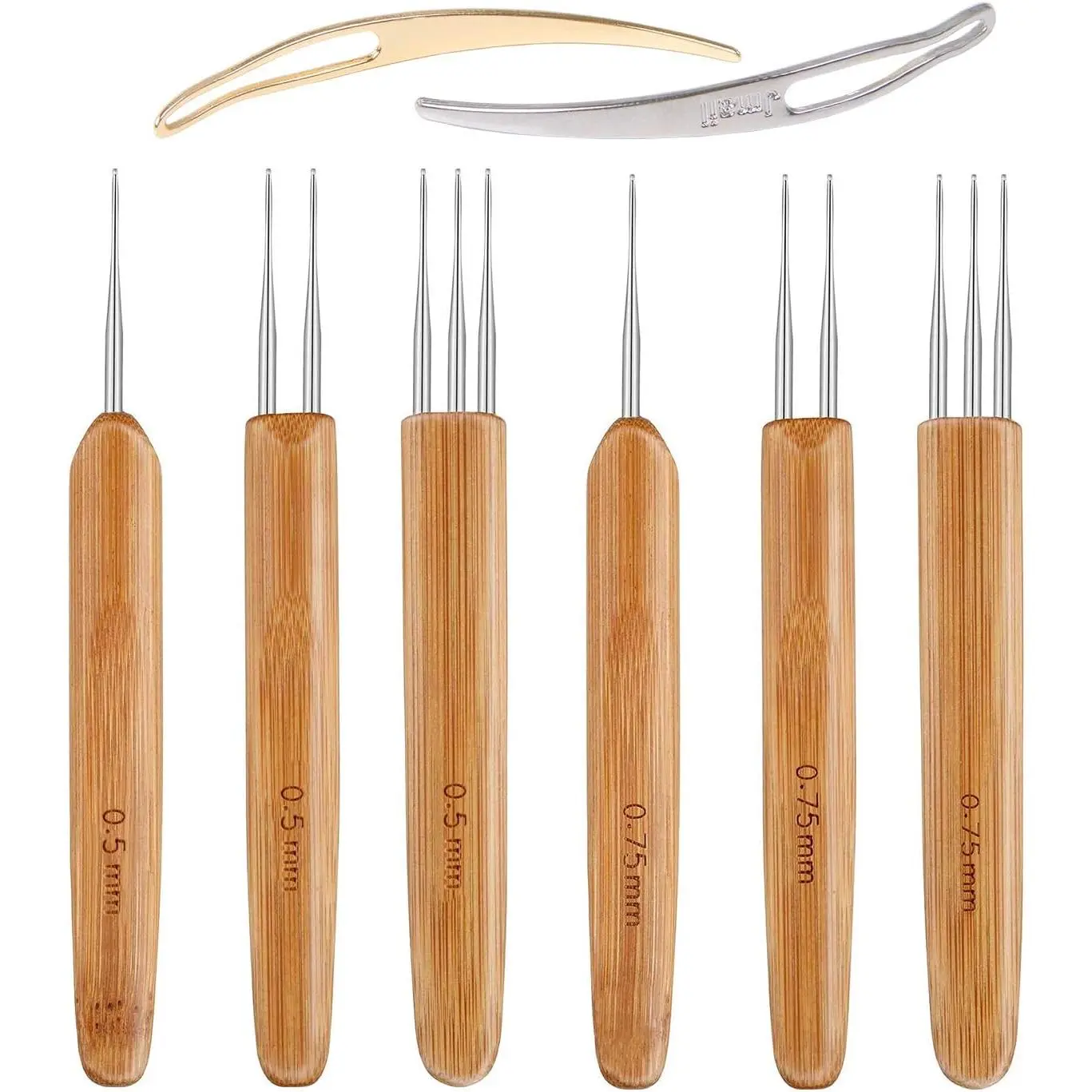 8 count Dreadlock Crochet Hook Tool, Braid Hair Dreadlocks