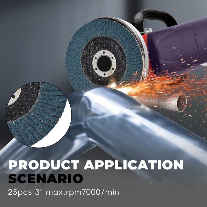 TikTokShopBlackFriday Premium Zirconia Flap Disc Sanding Grinding 10/50Pcs 4.5''x7/8'' 40/80Grit T29 TikTokShopBlackFriday Premium Zirconia Flap Disc Sanding Grinding 10/50Pcs 4.5''x7/8'' 40/80Grit T29