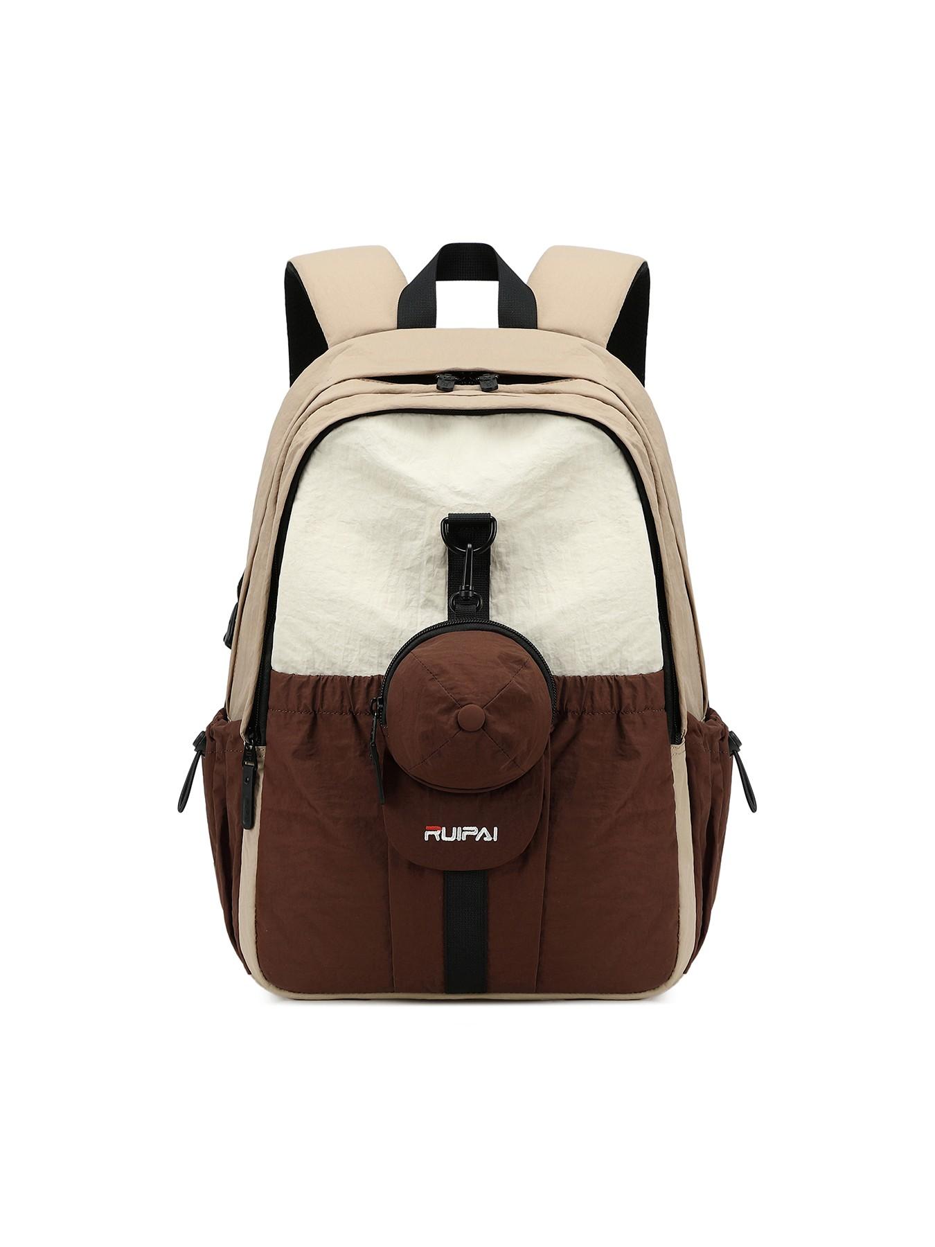 Unisex Casual Commuter Backpack, Waterproof Large Capacity Lightweight Shoulder Bag, Simple Design for Students and Daily Use