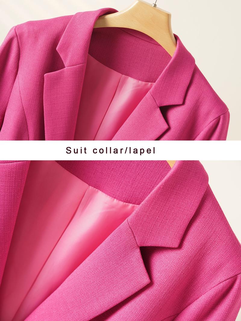 Women's Fashion Blazer Jacket, Professional Office Wear, Stylish Ladies Suit Coat, Elegant Workwear Outerwear for Women