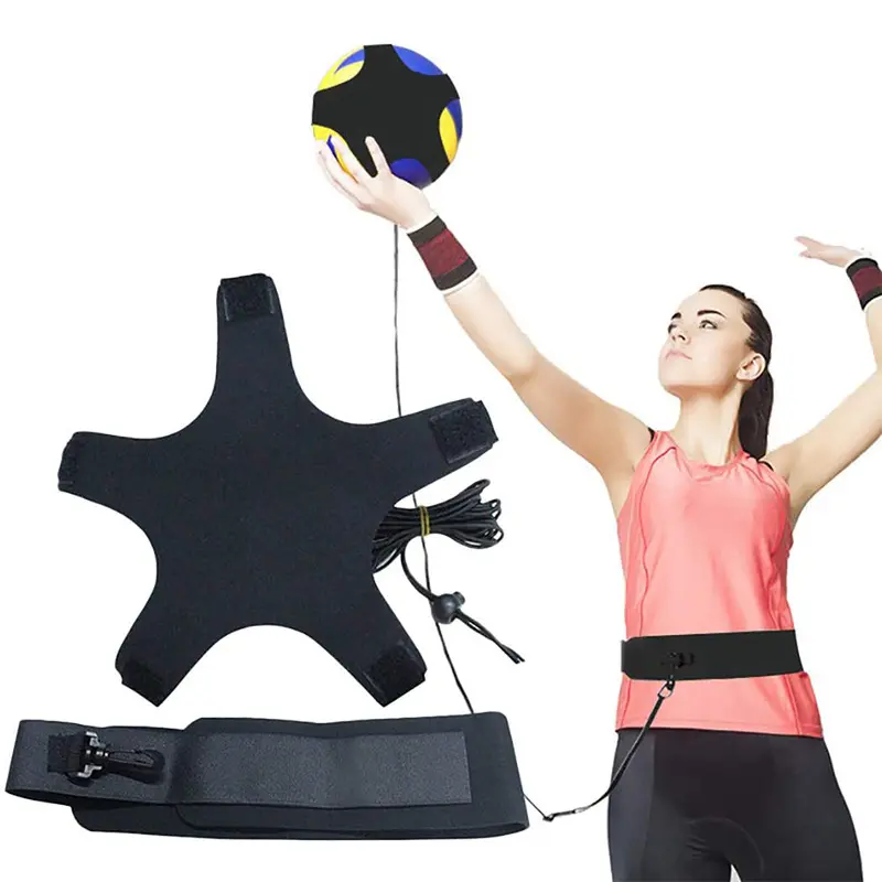 Volleyball Training Belt Adjustable Solo Practice Aid for Kids Adults, Improve Spiking Passing Arm Swing, Fits Volleyball Soccer Basketball
