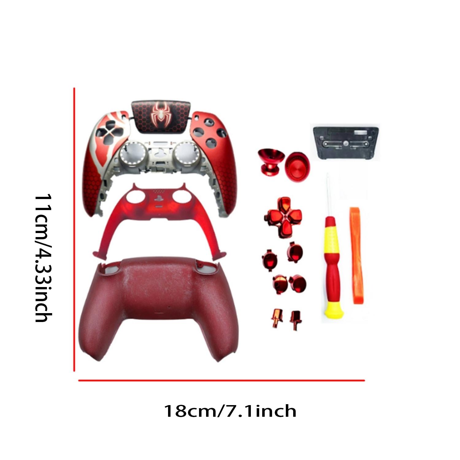 Ps5 Game Controller Replacement Shell Cover, Creative Ip Bottom Shell Decorative Strip, Compatible with Ps5 Handheld Console Accessories