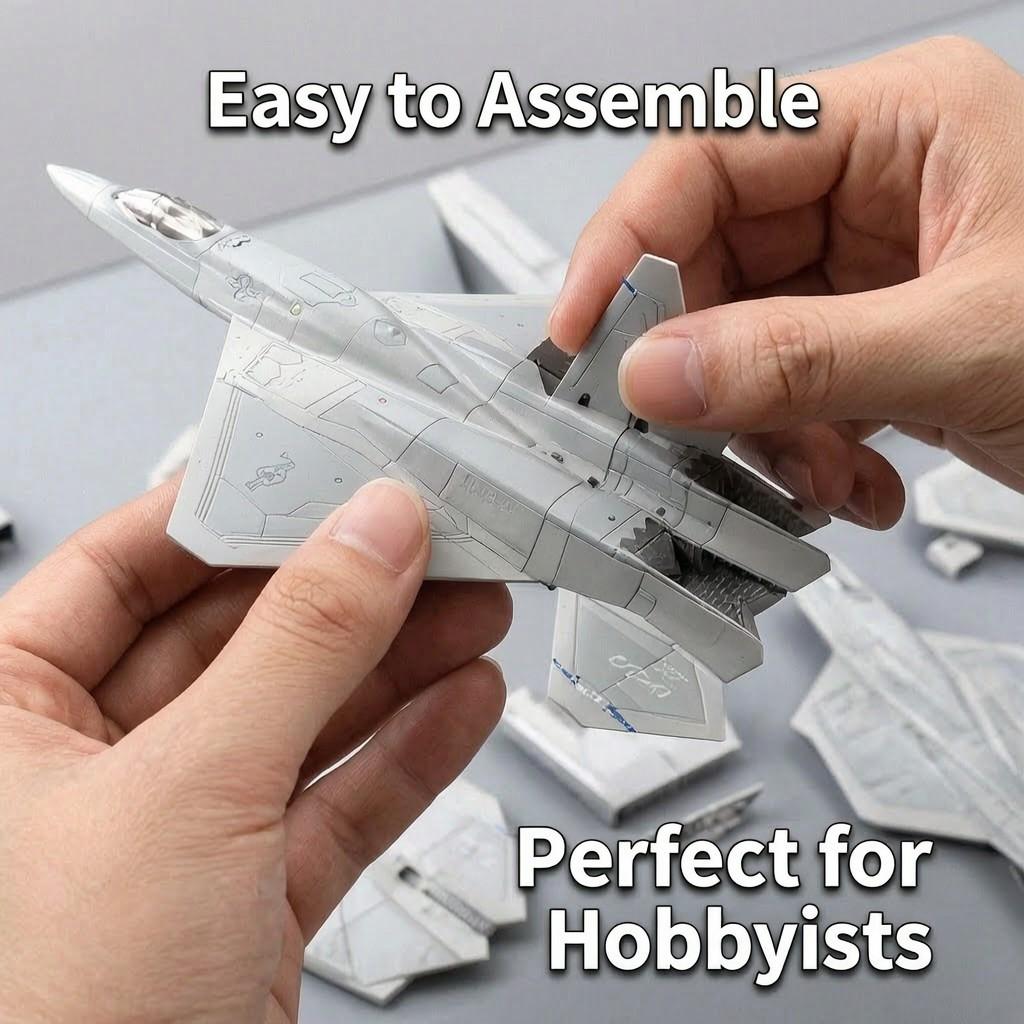 1:72 Scale Yf-23 Aircraft Model with Base, Durable Plastic, Adult Collectible, Desk Decor, Office Decoration, Gift for Aviation Enthusiasts