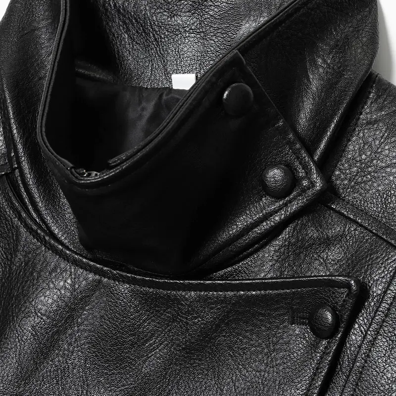【Black Friday】Women's Stand-Collar Faux Leather Jacket, Streetwear, Long Sleeve Coats for Spring & Fall, Waterproof & Windproof Clothes for Daily Wear, Oversized Jacket, Casual Fashionable Collared Outerwear