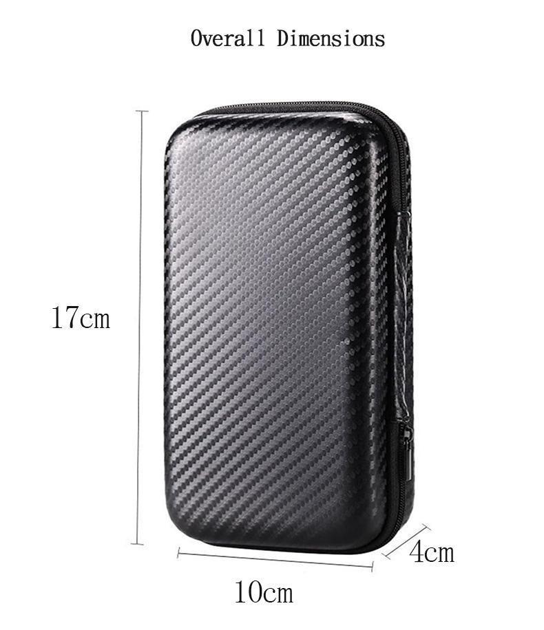 Transparent Protective Case for R36 Ultra Game Console, Anti-Drop Hard Storage Bag, Eva Shell, Scratch-Resistant Screen Film