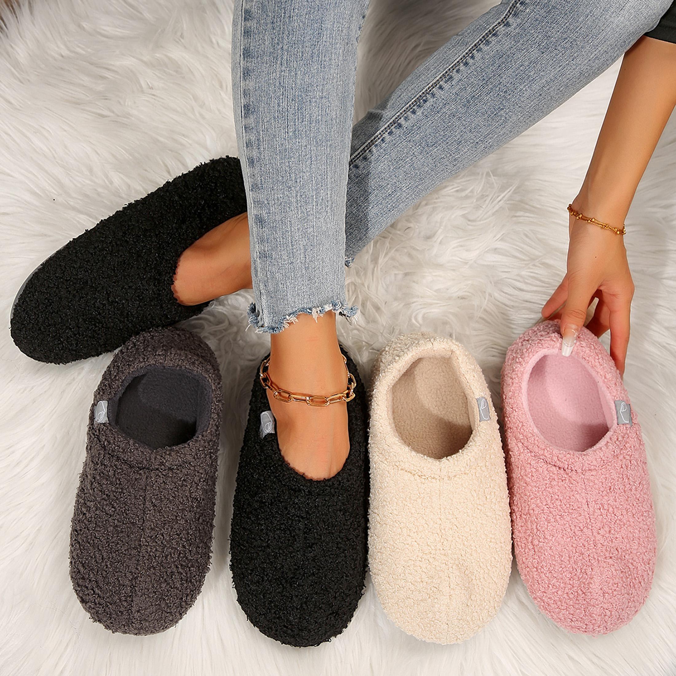 House Slippers for Women Indoor Barefoot Slippers Socks Furry Slip on House Shoes Cozy Comfy Slippers for Home Bedroom Travel Yoga