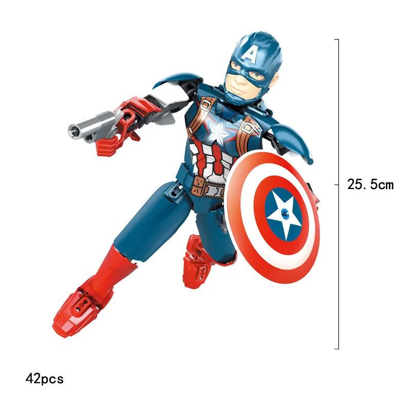 Lewan 2077 Steel Mech American Team Killer Assembled Building Blocks Boy Toy Gift Compatible with Lego