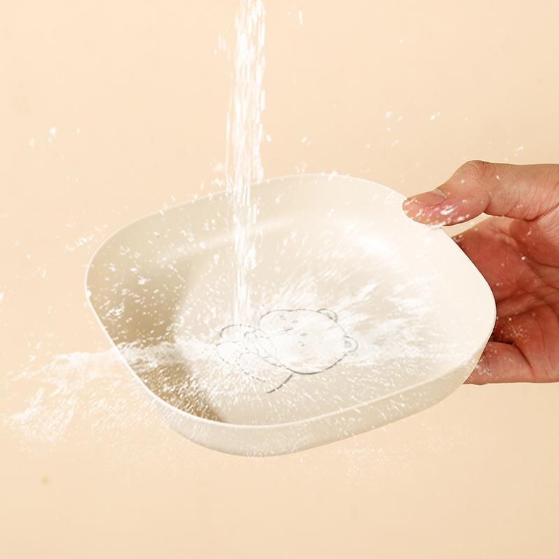 Tapioca Bear Storage Tray, Cute Cartoon Design Organizer Plate, Perfect for Snacks & Desserts, Ideal Gift for Kids & Adults