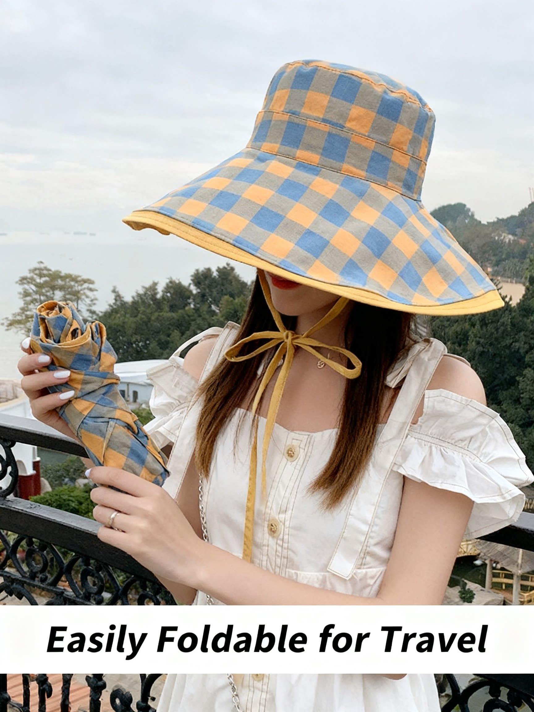 Women's Fisherman Hat 2026 New Early Spring Trendy Wide Brim Sun Protection Dual-Sided UV Shield Summer Face Cover Bucket Hat