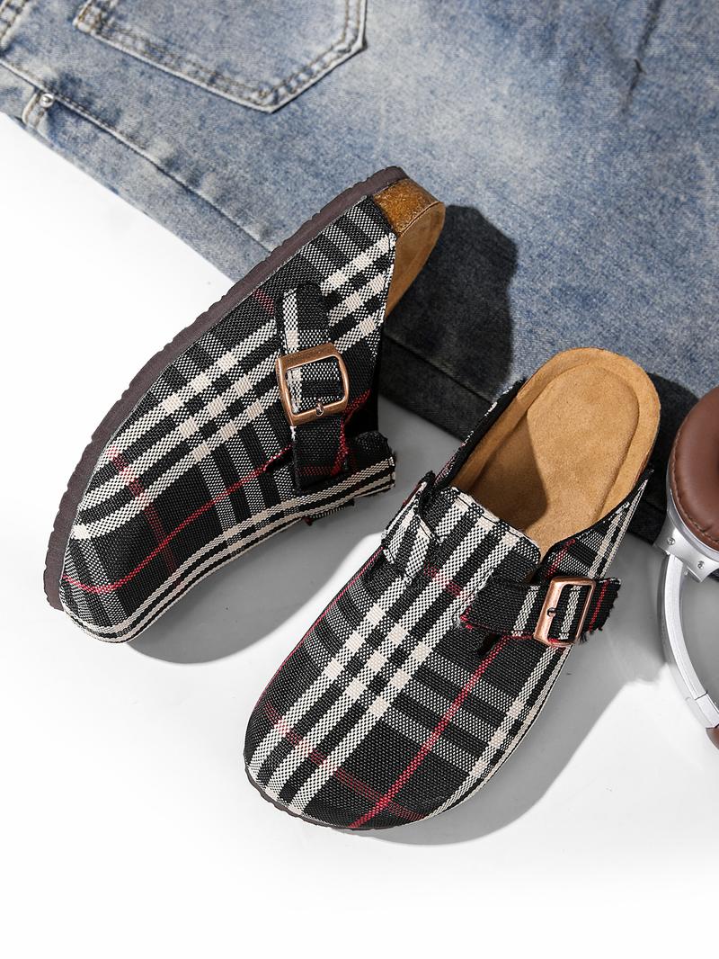 Unisex Soft Wood Insole Slippers, Round Toe Design, Adjustable Buckle, Comfortable for Men and Women, Classic All-Season Outdoor Beach Shoes, Casual Shoes Clogs Unisex Soft Wood Insole Slippers, Round Toe Design, Adjustable Buckle, Comfortable for Men and Women, Classic All-Season Outdoor Beach Shoes, Casual Shoes Clogs