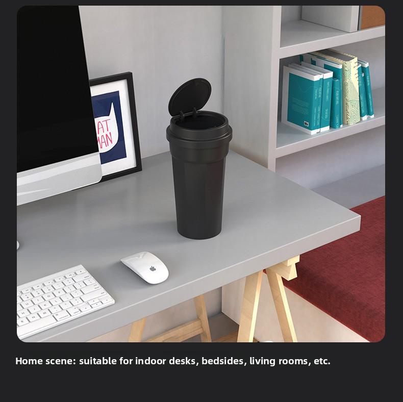 VehicleTrashBinCupHolderPhoneStorageCarOrganizingBoxFruitPeelBucket