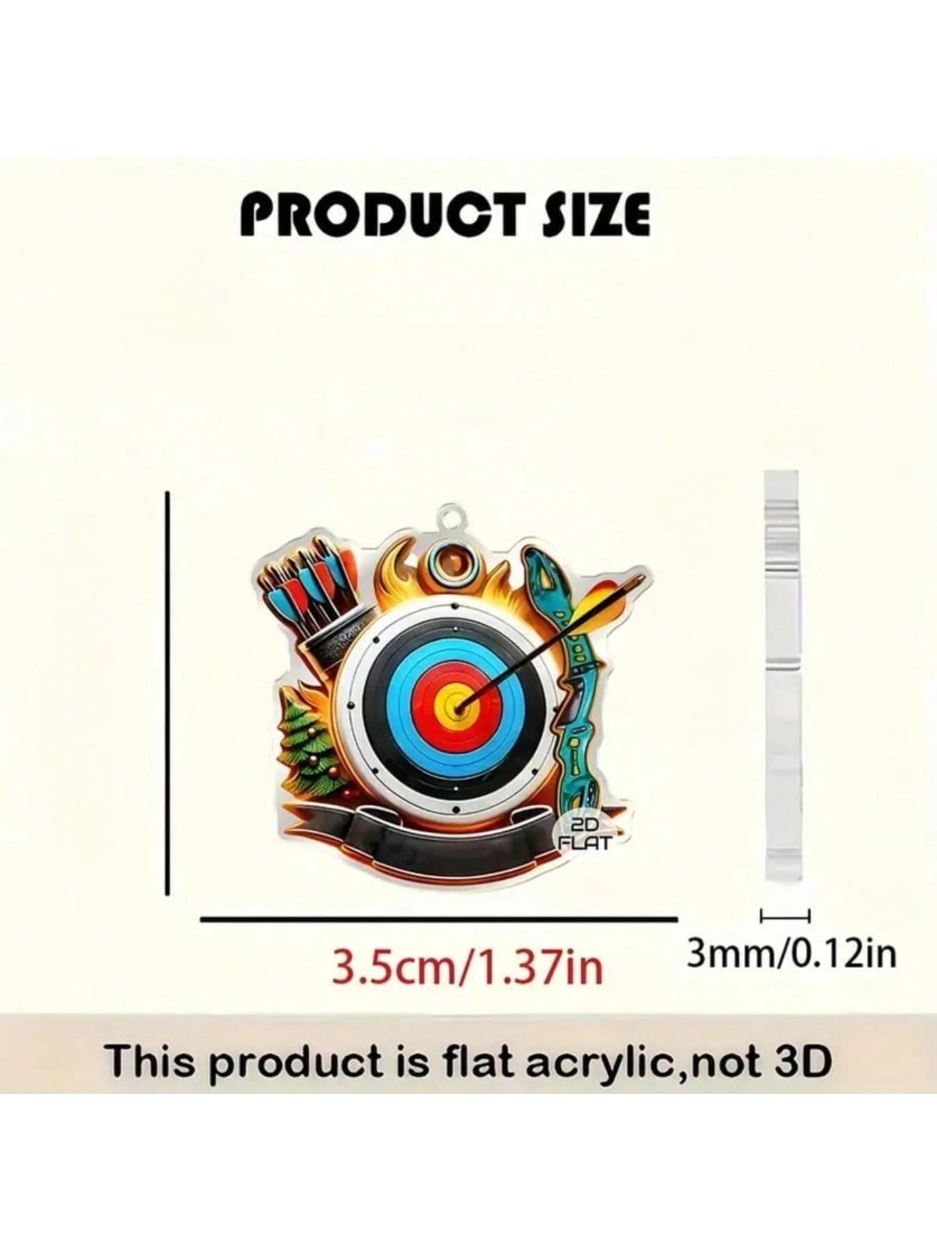 archery target vector illustration pendant earrings, fashionable jewelry, party gifts, holiday gifts for family and friends, special occasion gifts, minimalist earrings, fashionable pendants, high-end jewelry, lightweight earrings, archery jewelry