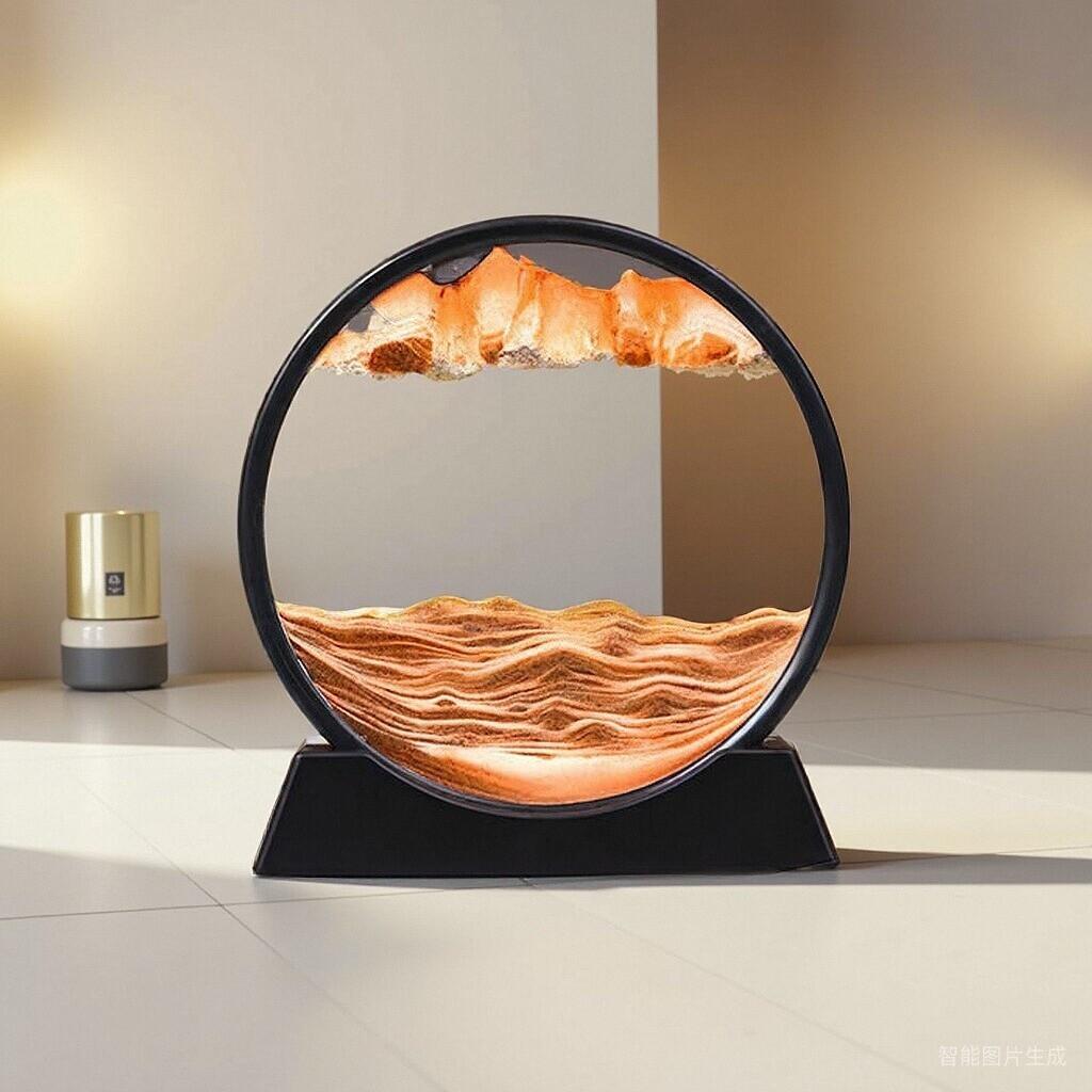 Creative Sand Art Decorative Hourglass, Office Living Room Desktop Bedroom Desk Decoration, Unique Home Ornament, Stylish Tabletop Accent