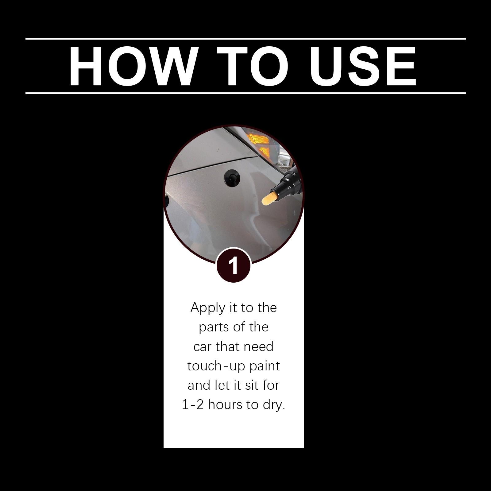 Car Scratch Repair Pen, Paint Surface Scratches Fix Refinish Polish Color Fill, Automotive Care Tool, Easy Use, Durable