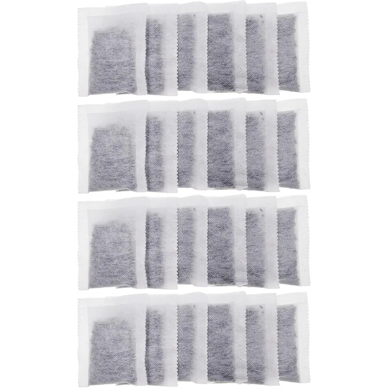 24 Pack Replacement Activated Charcoal Distiller Filters - Coconut Shell Activated Carbon Filter Sachets -Compatible with other Countertop Distillers