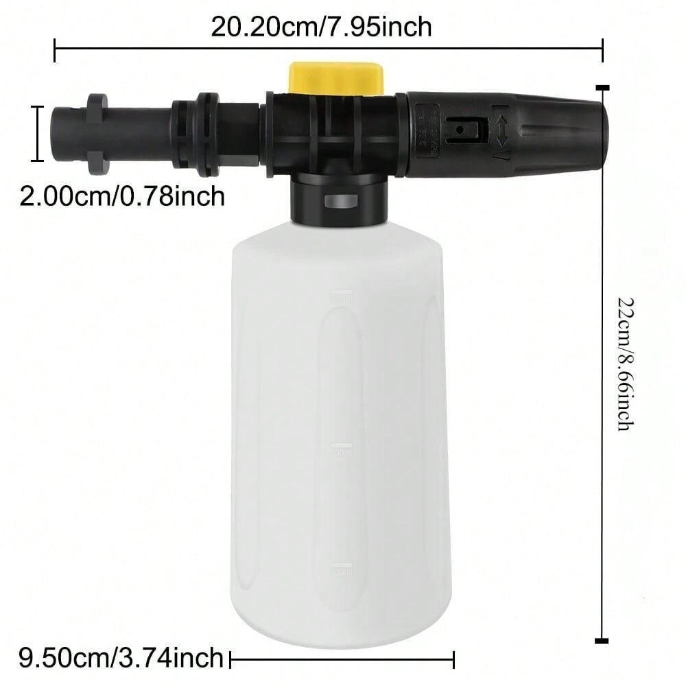 Adjustable Foam Cannon Kit for Karcher K2-K7, High Pressure Washer Foam Lance, Car Wash Nozzle, Car Cleaning Accessory