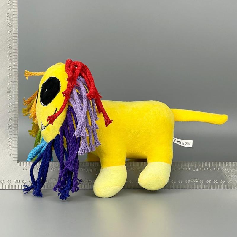 In Stock Nightmare Critters Plush Yarnabys Colorful Lion Plushies Doll Smile Critters Stuffed Model Custom Doll Toy