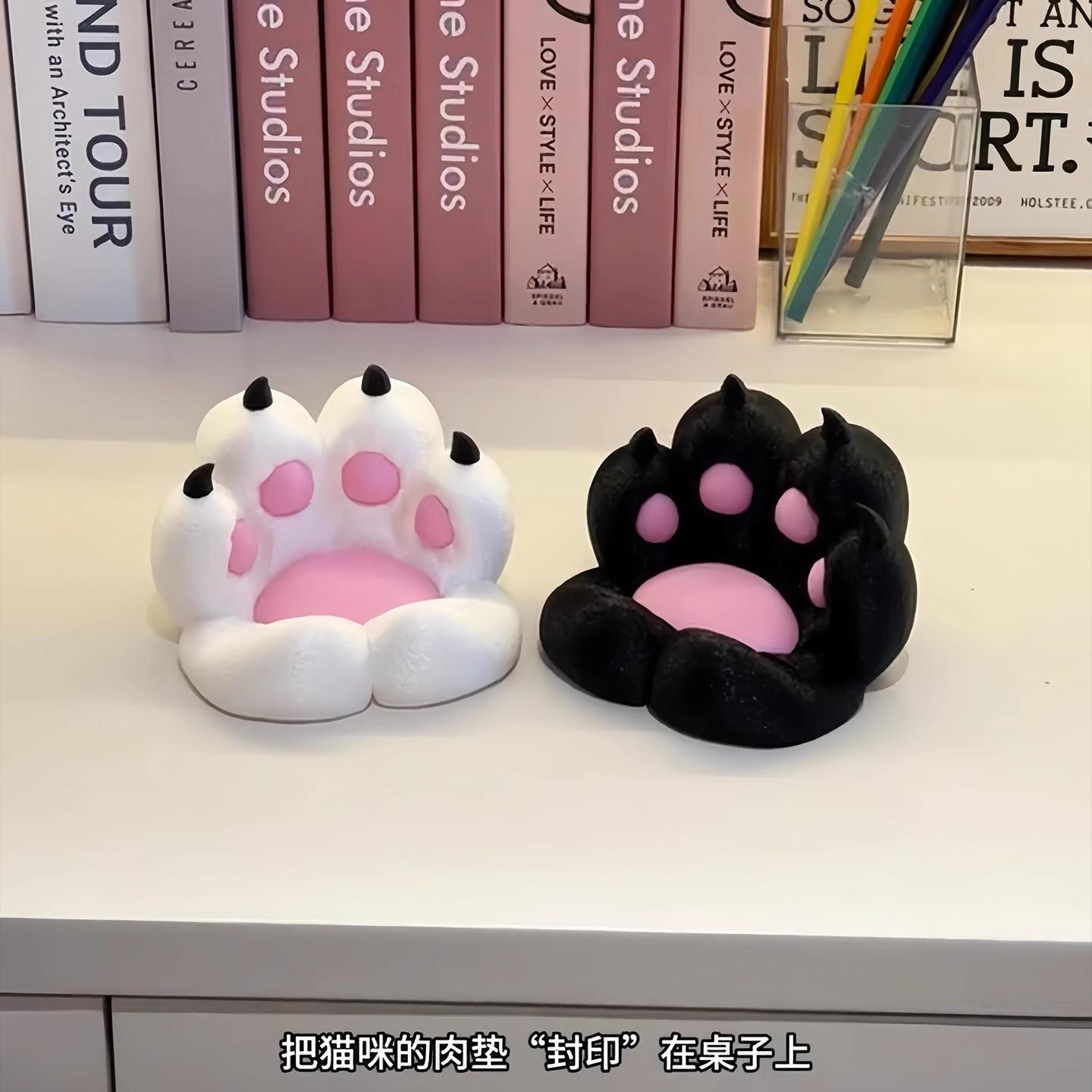 Creative Cat Claw Phone Stand Cute Desk Phone Holder Anti-Stress Fidget Toy Adjustable Cell Phone Stand Funny Gift for Home Office Desk Decor Compatible with iPhone Android Creative Cat Claw Phone Stand Cute Desk Phone Holder Anti-Stress Fidget Toy Adjustable Cell Phone Stand Funny Gift for Home Office Desk Decor Compatible with iPhone Android