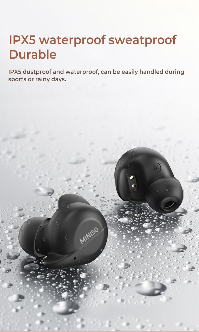 MINISO X51 True Wireless Bluetooth Earphone Noise Cancellation Mini Earbuds With Mic