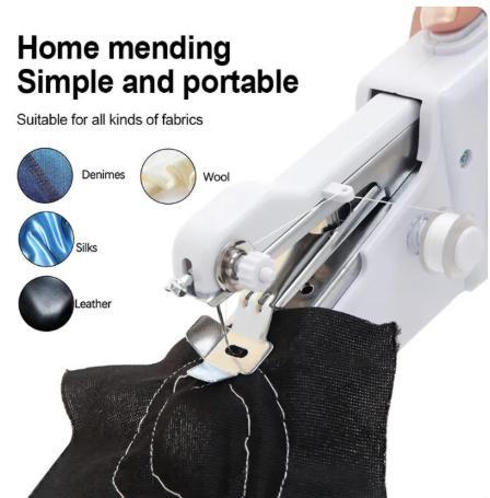 Handheld Sewing Machine, Portable Mini Sewing Cordless Machine, DIY clothing-making tools with Sewing Kit & Storage Box, Small Manual and Electric Sewing Machines for Household Use, for Beginners, DIY, Home, Travel, Quick Clothing Repairs Easy to use