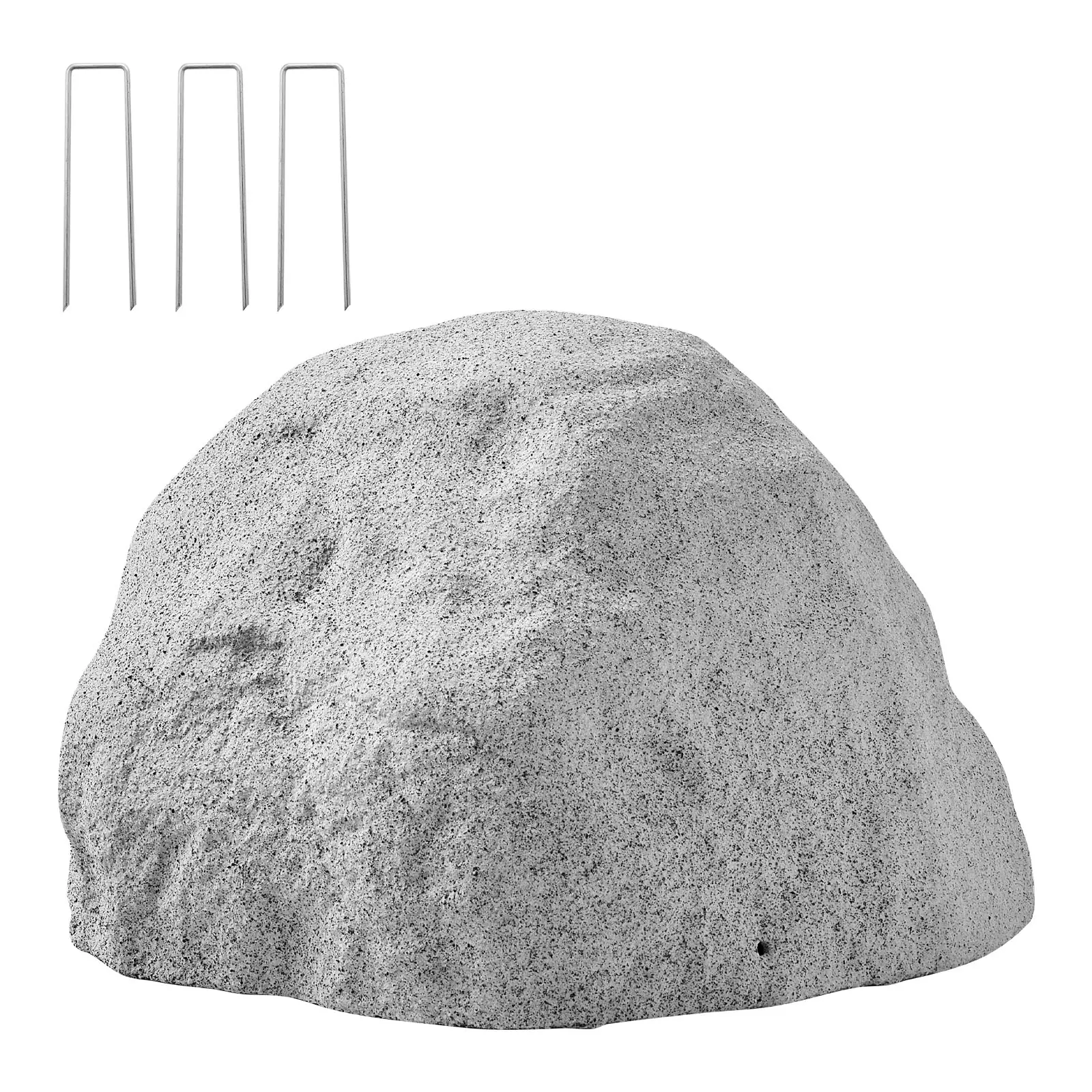 Small Grey Faux Rock Well Pump Cover - Lightweight Weatherproof Polyresin Artificial Boulder, Realistic Natural Texture, for Landscaping Decor, Yard Landscaping Ideas (Tools & Hardware)