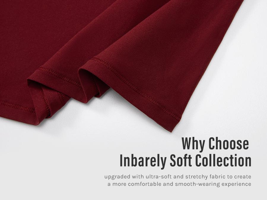 INLYRIC Women's Inbarely Soft Off The Shoulder Double Lined Long Sleeve Tops Going Out Slim Fitted Sexy Trendy T-Shirts SpringStatements