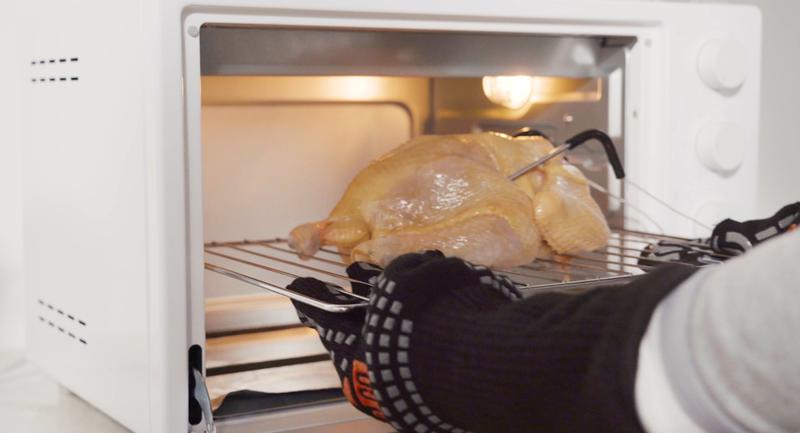 Inkbird oven gloves, 1 heat-resistant silicone baking glove, insulated baking gloves, grilling, frying, daily use, kitchen accessories TikTokShopBlackFriday