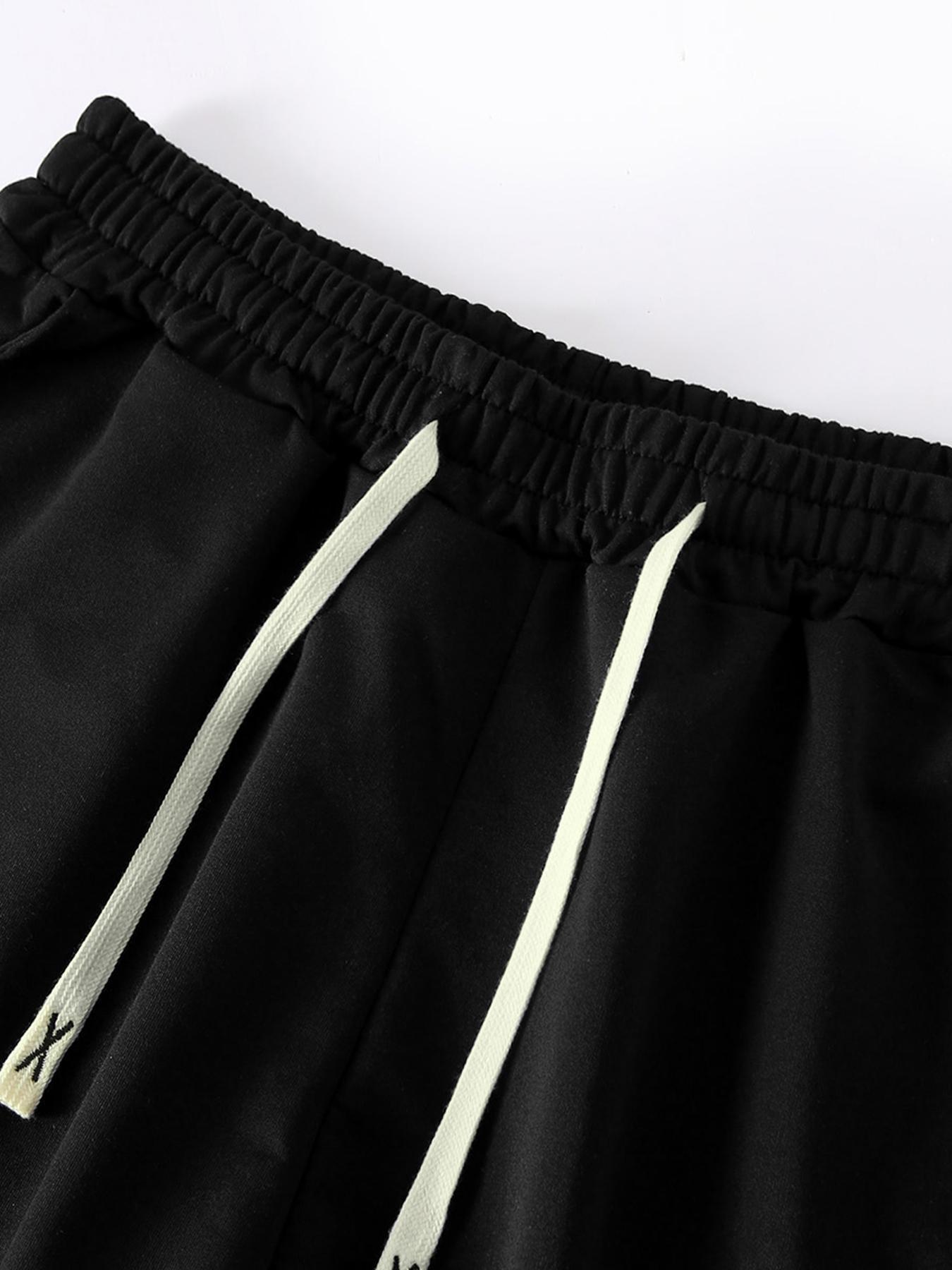 Men's Summer Casual Set, Hooded Sleeveless Vest & Drawstring Shorts, Sporty Style, Breathable Fabric, Outdoor Wear, 2 Pieces Pack