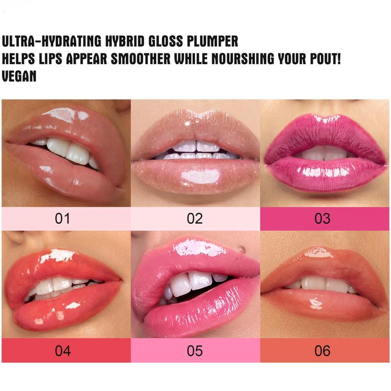 【Limited Time Activity】 Shiny Lip Gloss LipPlumping Booster Spicy LiplipstckLjifter GlossHydrating Volumizes HighShine Lip PlumpinlipGlass Mirror LipGlaze Lip Makeup Lip PlumpingGlossLip Plumping Serum Instant Fuller LipsFestive Lip Gloss Gift Set