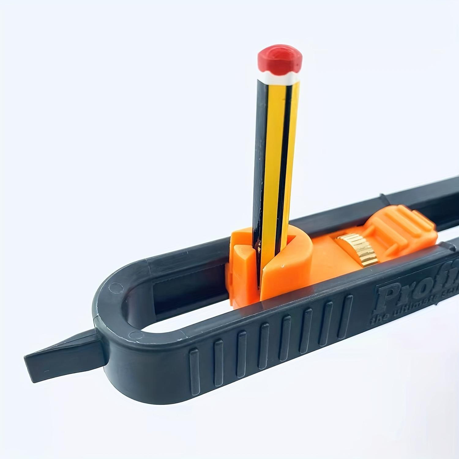 Precision Woodworking Scribing Tool, Adjustable Measuring Profile Gauge with Lock, Durable Design for DIY & Professional Crafting