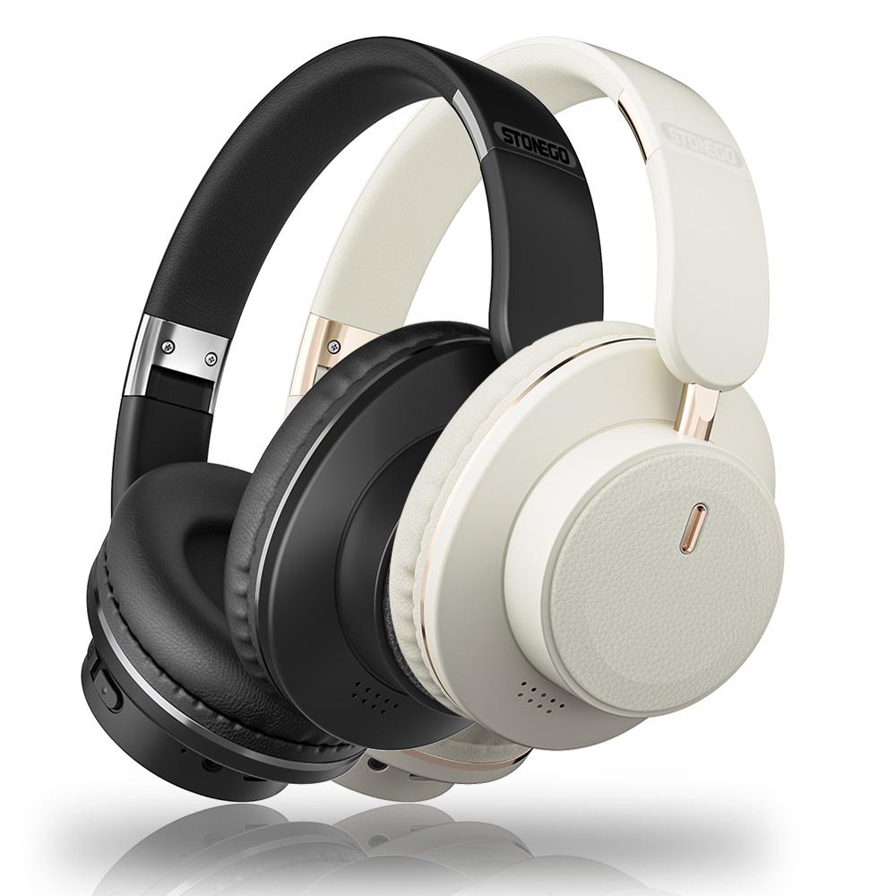Foldable Wireless Headphones, Immersive Stereo Sound, Bass Boost, Four Color Options, Lightweight Comfort Fit, Long Battery Life