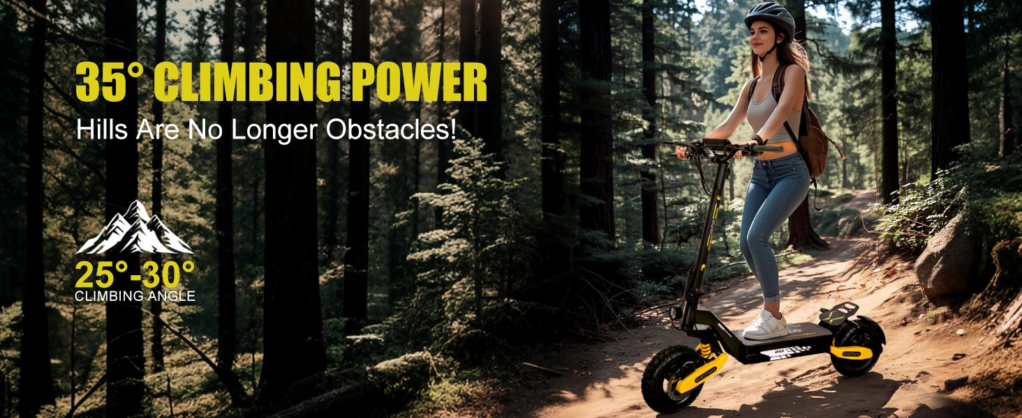 EOEOTWO electric scooter for adults, 25/40 miles long distance, maximum speed of 28 MPH, 1200W electric scooter foldable, 11-inch off-road tires, turn signal lights, double suspension and double brakes