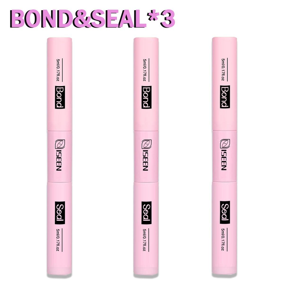 Lash Cluster Glue, 1pc/3pcs/5pcs Waterproof Bond & Seal Eyelash Glue for Clusters, Black Long-Lasting 72H Eyelash Adhesive