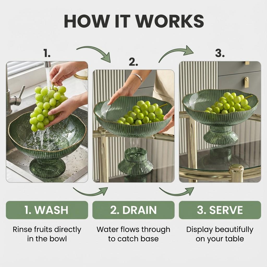 Luxurious Home Fruit Tray Pet Transparent Plastic Style Snack Plate Flower Basket Ktv Fruit Dish for Living Room Coffee Table