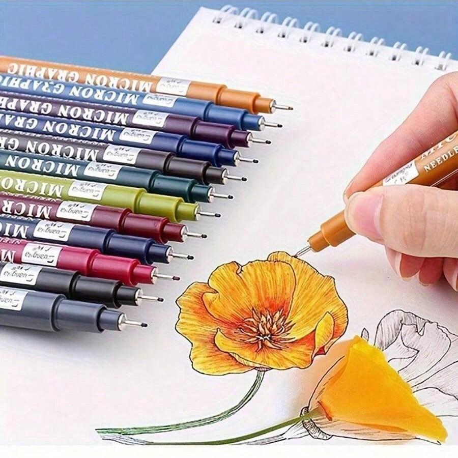 Versatile Pen for Writing & Drawing, Ideal for Beginners Doodling & Professionals Hand-Drawing, Perfect for Students Artists