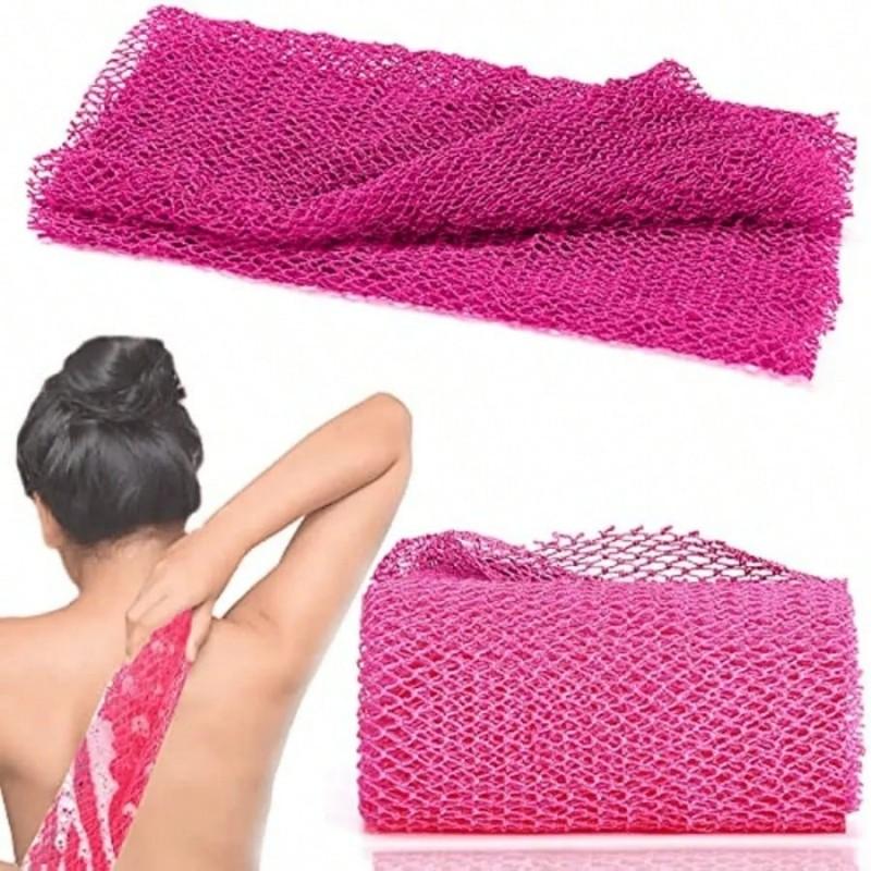 Pull rope bath scrub towel high elasticity sauna towel exfoliating shower tool body wash towel one piece net loofah unisex durable exfoliating bath sponge can be stretched up to 66 inches for body scrubbing smoothing skin