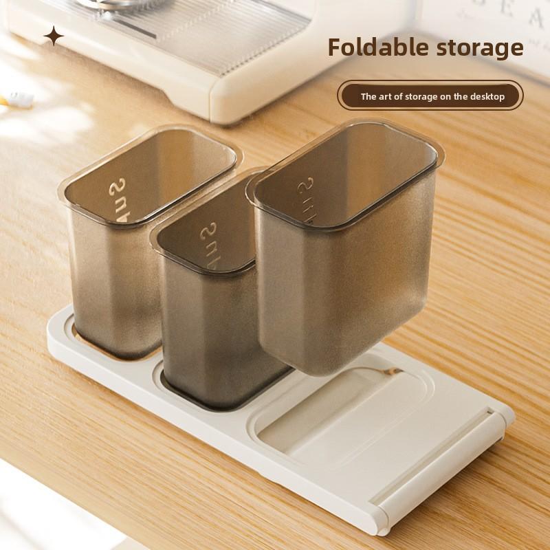 Capsule coffee storage box, desktop organizer, multi-layer tea bag storage box, multifunctional storage box, pen holder, makeup brush storage box, Cosmetic Storage Box