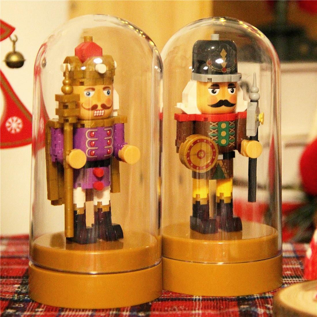 New Version Nutcracker Series DIY Building Block Model Set, Decoration Collection Display Piece, Christmas Decor Holiday Gift