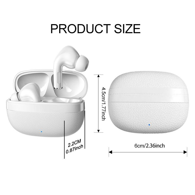 Wireless Earbuds Bluetooth-compatible Compatible Noise Cancelling Clear Sound Gaming Sports Office Use Waterproof USB PD Charging Lithium Polymer Batteries