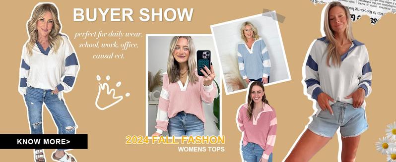 Imily Bela Womens Color Block Oversized Sweatshirt V Neck Long Sleeve Casual Loose Pullover Tops