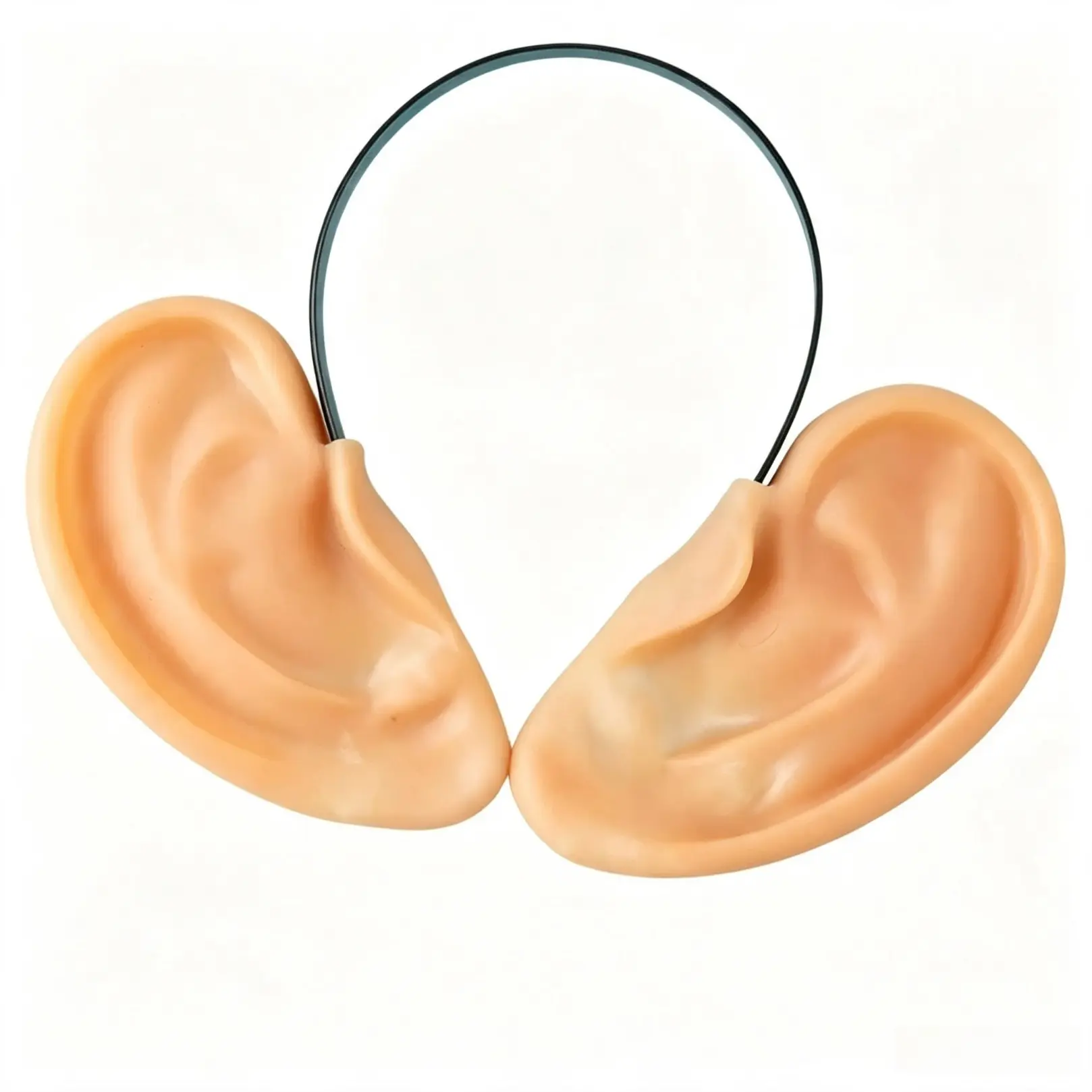 Cute Simulated Large Ear Headband, Soft Vinyl Novelty Costume Headpiece, Unisex Cosplay Accessory for Halloween Carnival Christmas Themed Party, Photo Booth Holiday Dress Up Daily Fun Wear