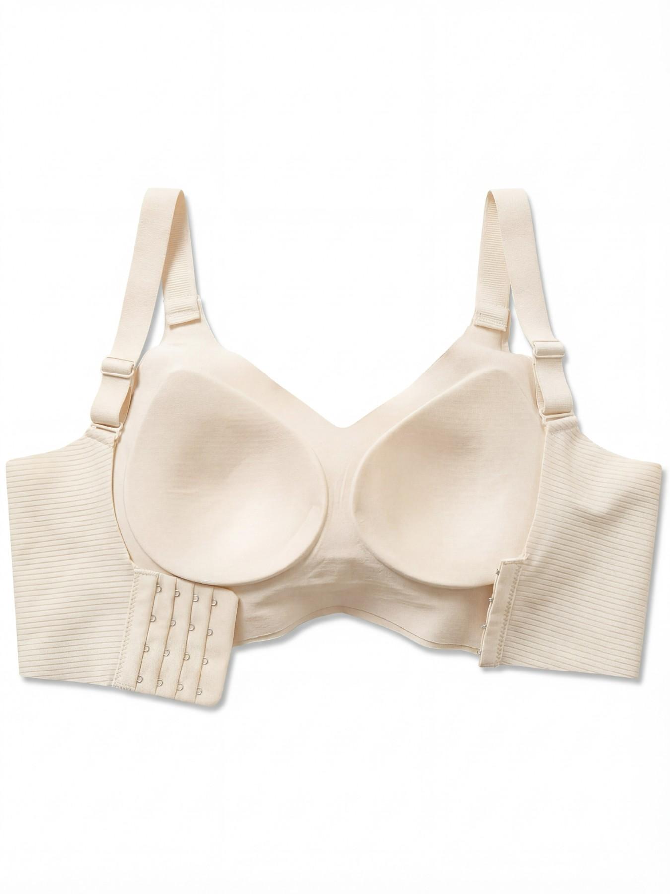 Seamless Wireless Supportive Bra for Women - Full Coverage No Spillage, Jelly Strip Natural Lift, Comfort Bralette for All Day Wear