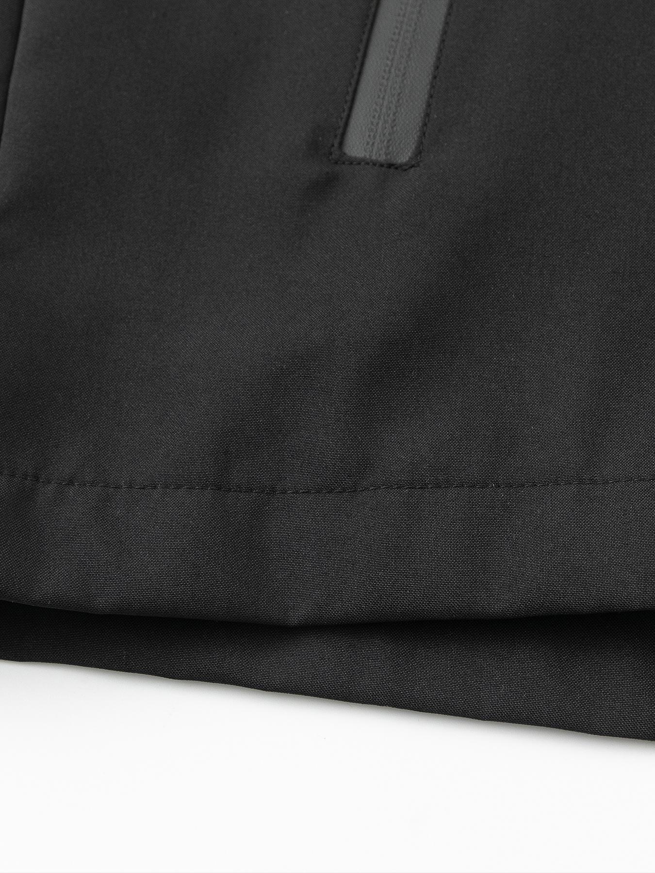 Men's Lightweight Windproof Jacket, Zipper Closure Hooded Design, Polyester Fabric, Casual Outdoor Flight Jacket Fitted